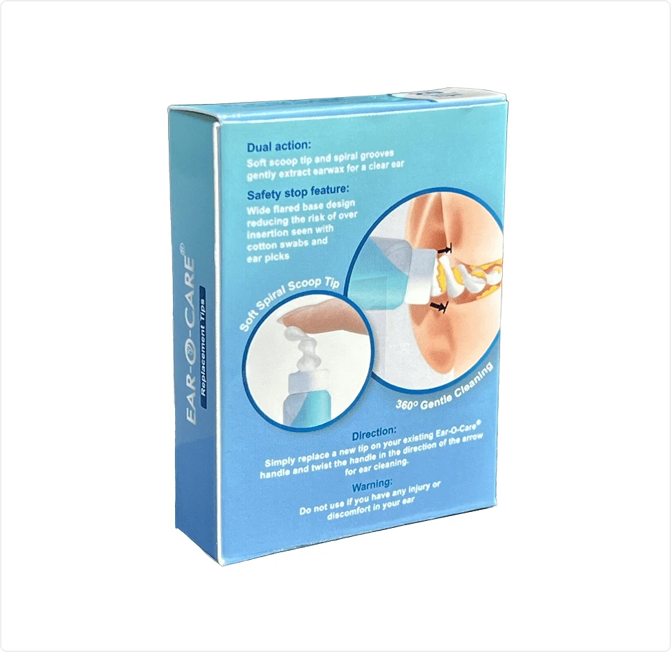 Ear-O-Care® Ear Cleaner Replacement Tips – Soft Silicone Ear Cleaner Refills - Image 4